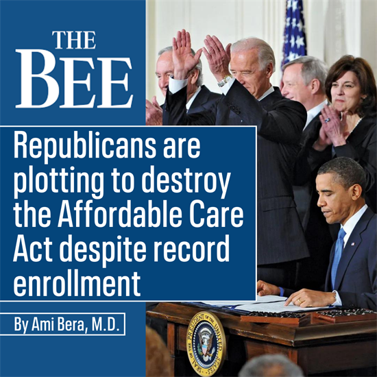 Rep. Ami Bera in The Sacramento Bee: Republicans are plotting to destroy the ACA despite record enrollment