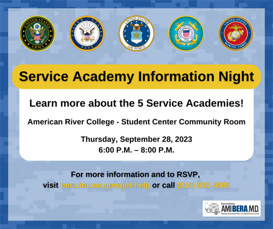 Service Academy Information Night 2023