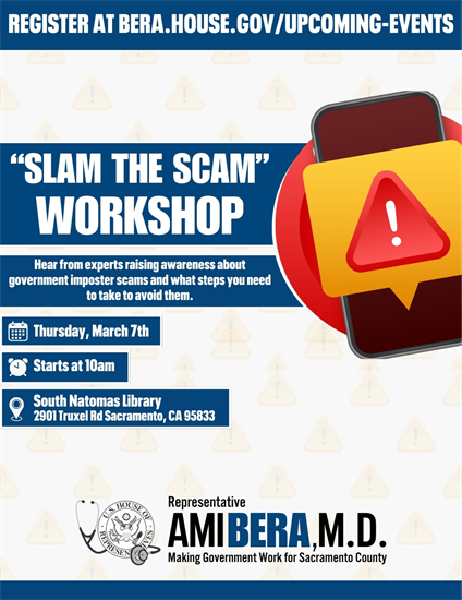 "Slam the Scam" Workshop