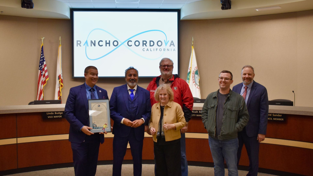 Photo of Rep. Bera with Rancho Cordova City Council Members 