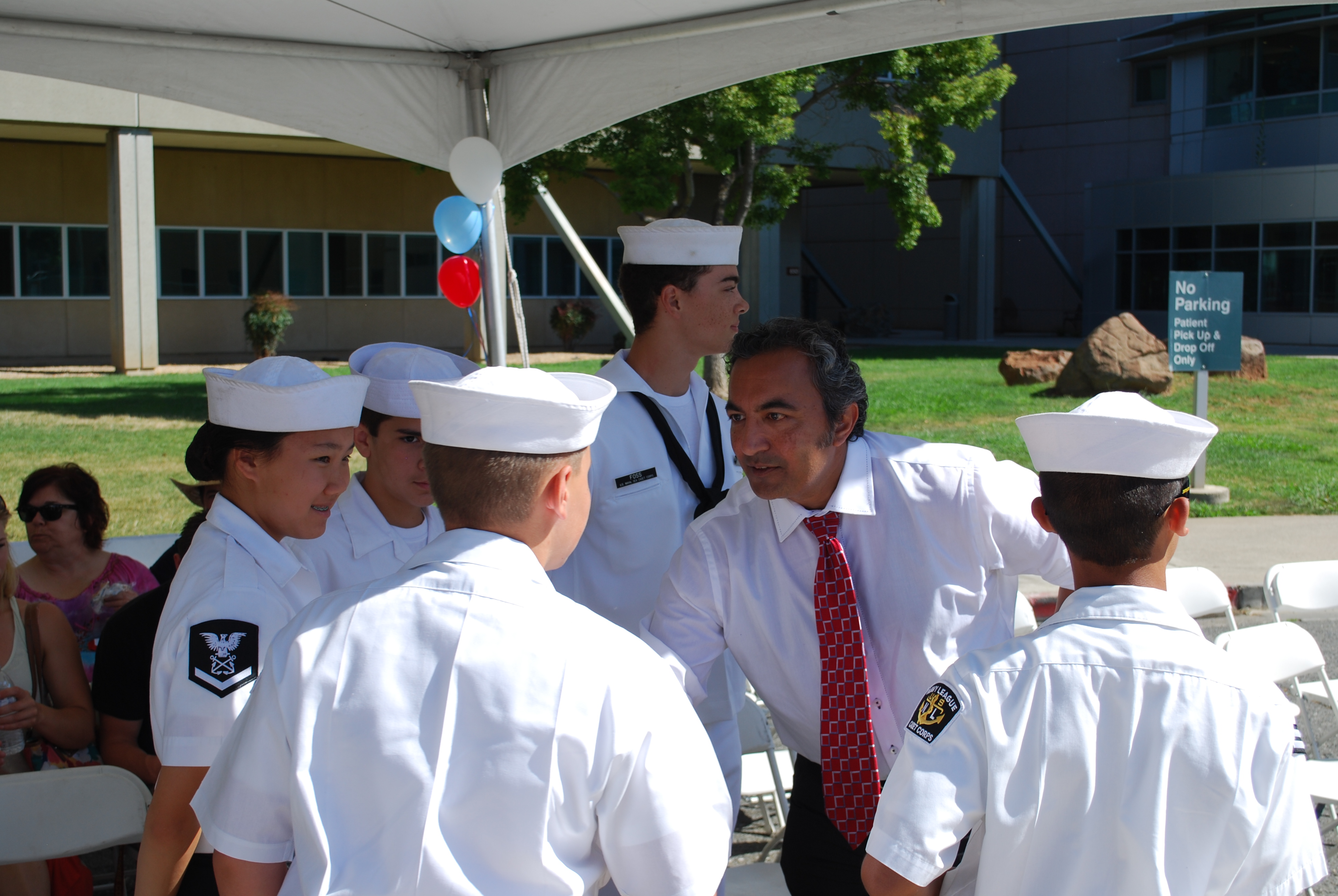 Rep. Bera with Navy League cadet corps Memorial Day 2014