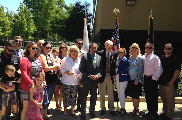 Rep. Bera with constituents